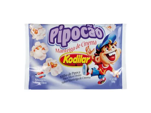 MILHO PIPOCA P/MICRO CODILAR MANTEIGA - KODILAR - Cereais