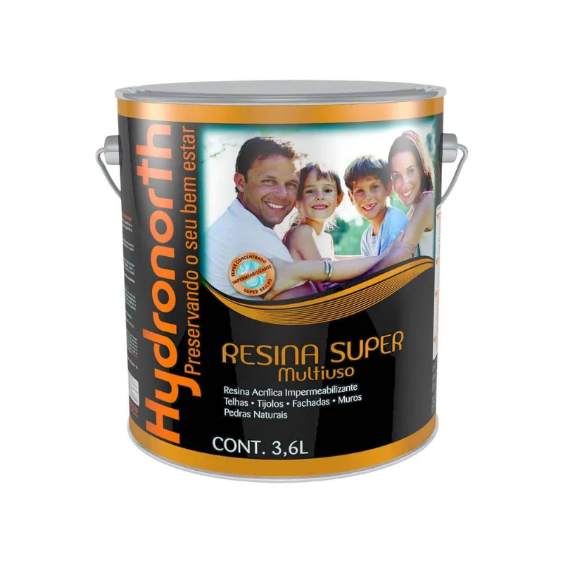 Resina Super Multiuso 3,6L incolor Hydronorth