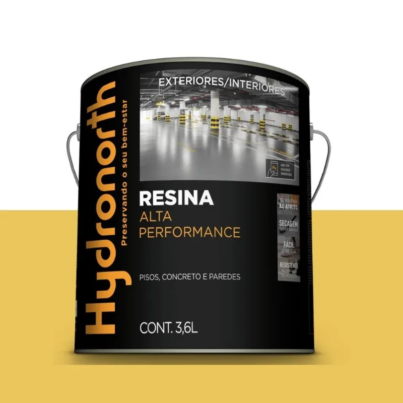 resina alta perfor 300 3.6l hydronorth amarelo - 95750