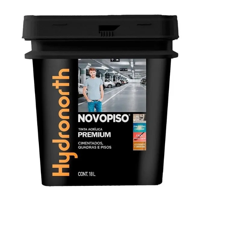 Tinta Acrílica Novo Piso Premium 18L Verde Interno e Externo Hydronorth Tinta Acrílica Novo Piso Premium 18L verde Interno e Externo Hydronorth