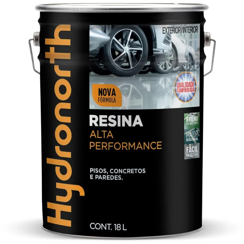Resina Alta Performance Hydronorth Cinza 201 Balde 18L
