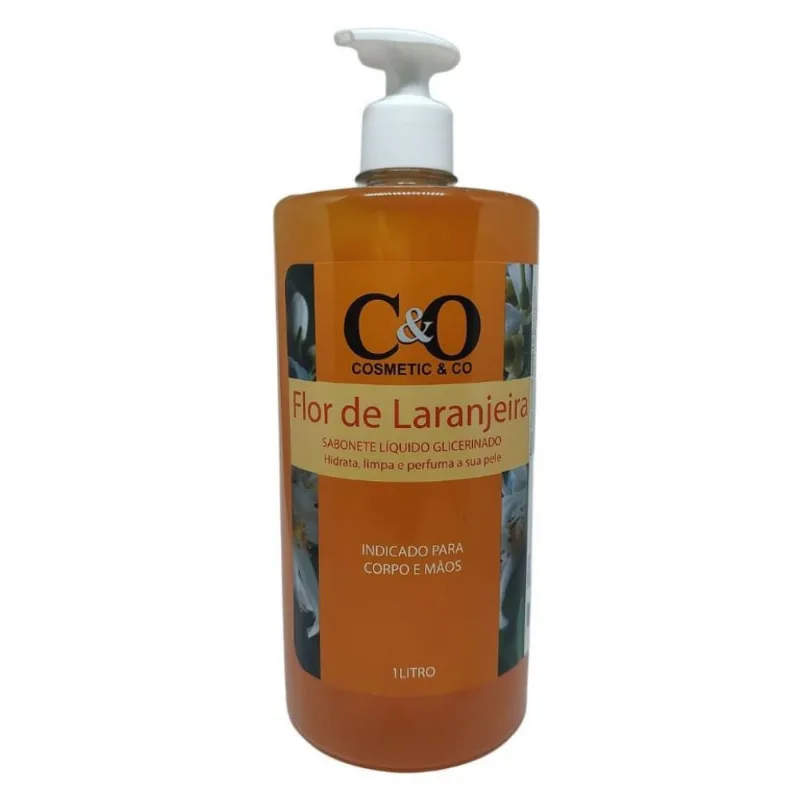 Sabonete Líquido Glicerinado Cosmetic & Co Flor De Laranjeira 1l