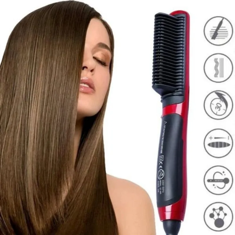 Escova De Cabelo Profissional Alisamento Macio E Sedosos