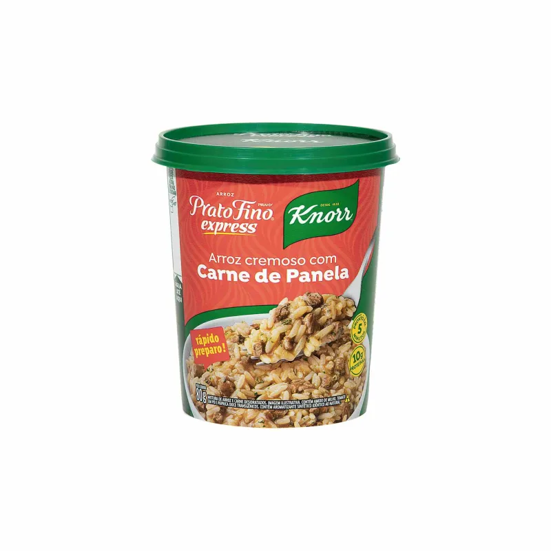 Arroz Cremoso com Carne de Panela Express Knorr Prato Fino 80g - Prato Fino - Mercearia