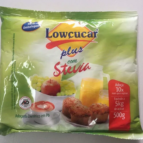 Stevia Pus Lowcucar Refil - LOWCUCAR - Mercearia