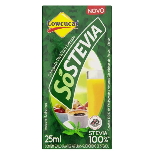 Adocante Liq Sostevia Lowcucar 25ml - LOWCUCAR - Mercearia