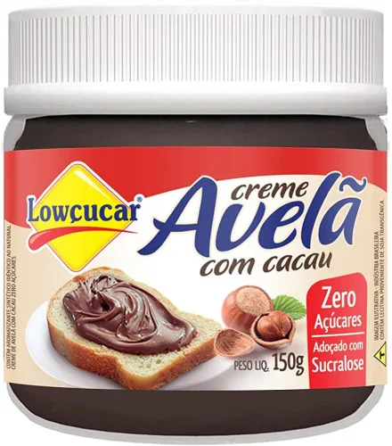 Creme Avela Zero Chocolate - LOWCUCAR - Mercearia