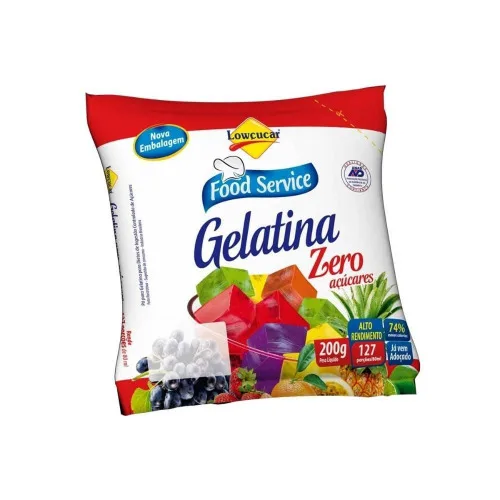 Gelatina Light 200g Abacaxi Mundo Natural - LOWCUCAR