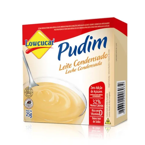 Pudim Light Leite - LOWCUCAR - Mercearia