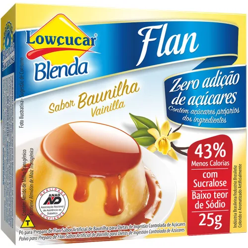Po P/ Pudim Baunilha Lowçucar - LOWCUCAR - Mercearia
