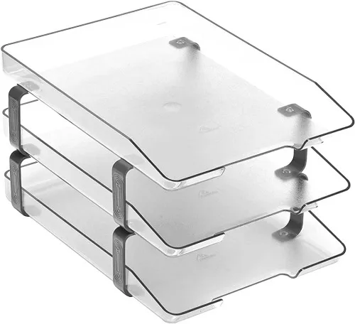 Porta Corresp Triplo Fixo Acrilico Cristal A - ACRIMET