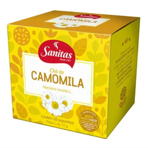 Cha Camomila 10x10g Sanitas . - SANITAS