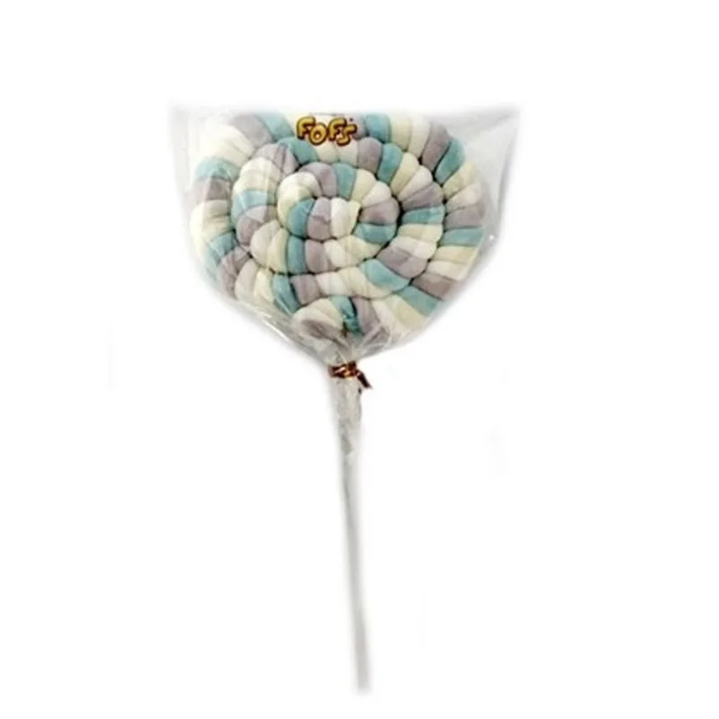 Fofs Mallow Pop Pirulito Marshmallow Rosa c/12 - Florestal