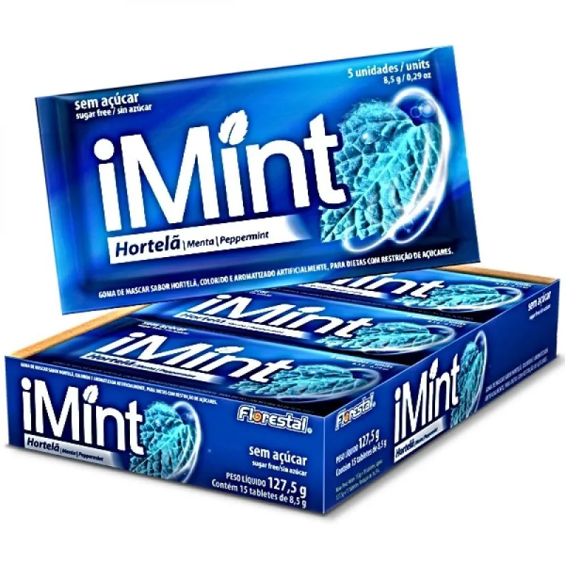 Chicle I Mint Hortela Sem Açucar - Não Informado - Mercearia