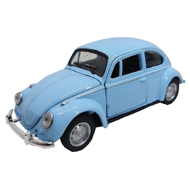 Miniatura Volkswagen Fusca Azul Kinsmart 1:36