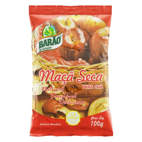 MAÇA SECA 100G BARAO DE COTEGIPE - BARAO - Alimentos Preparados