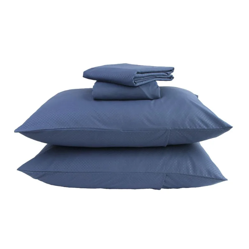 Jogo De Cama Queen Texture Azul - A\casa
