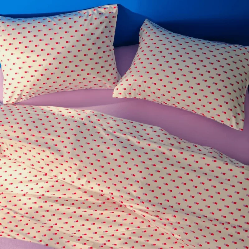 Jogo de Cama Ret Microfibra Roxo - A\CASA Solteiro / Roxo