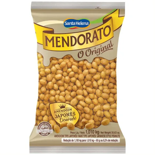 Amendoim Japones 400g Mendorato - MENDORATO - Mercearia