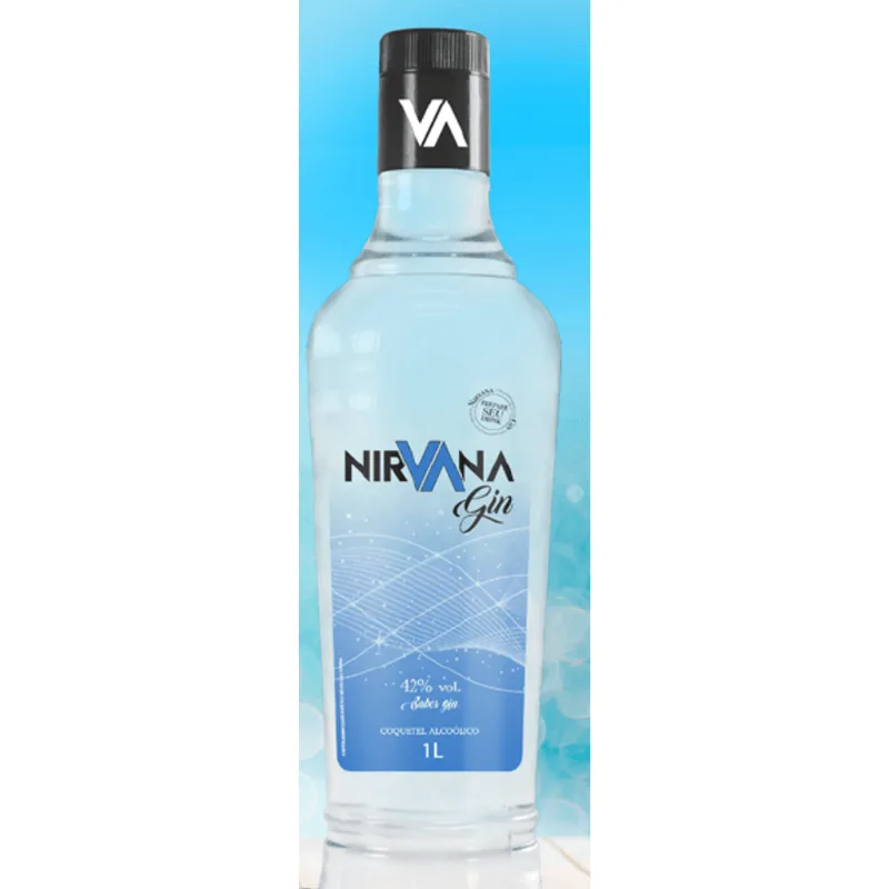 GIN NIRVANA 1L-PET ORIG Coquetel Quero Chuva Cachaca Canel 700ml