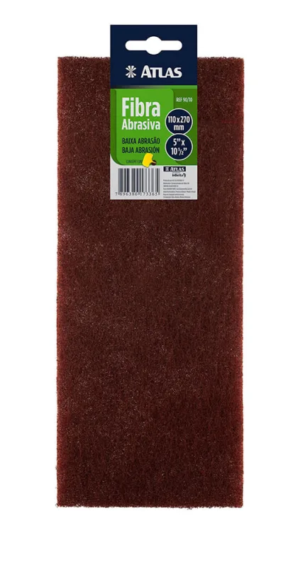 Fibra Abrasiva Multiuso Limpeza 11Cm X 27Cm marron Atlas - Atlas - Organização Da Casa