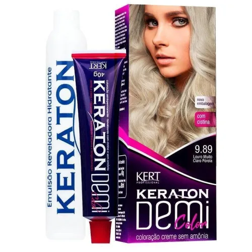 Tint Keraton Demi Color N. 9.89 Lro Clss Perol - KERATON - Higiene E Beleza