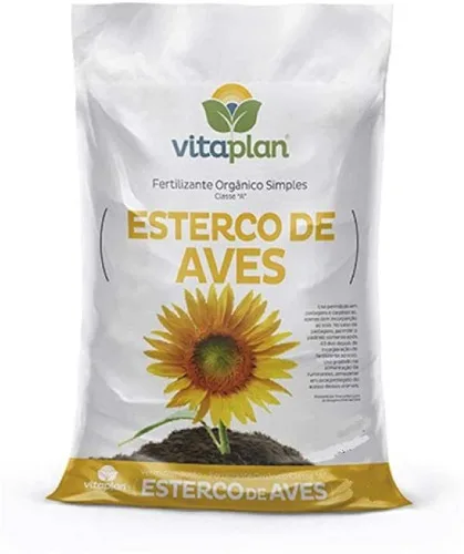 Esterco De Aves 2,0kg Nutriplan - NUTRIPLAN