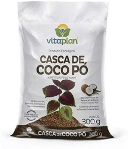 Casca De Coco Nutriplan Em Po 300g - NUTRIPLAN