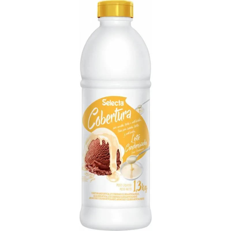 COBERT P/SORVETE SELECTA 1,3KG LEIT - SELECT - Alimentos Preparados