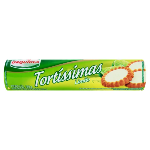 Biscoito Recheado Baunilha Com Recheio De Limão Orquídea Tortíssimas Pacote 130g - ORQUIDEA - Mercearia