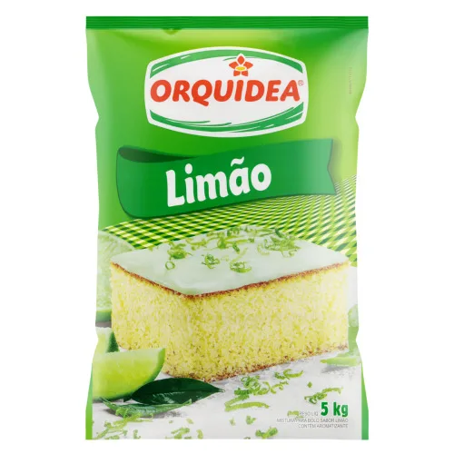 MISTURA PARA BOLO LIMÃO ORQUÍDEA PACOTE 5KG - ORQUIDEA