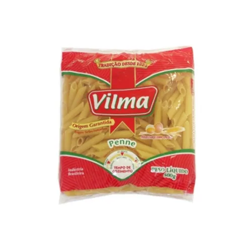 Macarrão Vilma Ovos Penne - VILMA - Mercearia