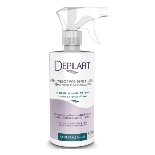 Removedor Com Óleo De Semente De Uva Depilart - DEPILART - Higiene E Beleza