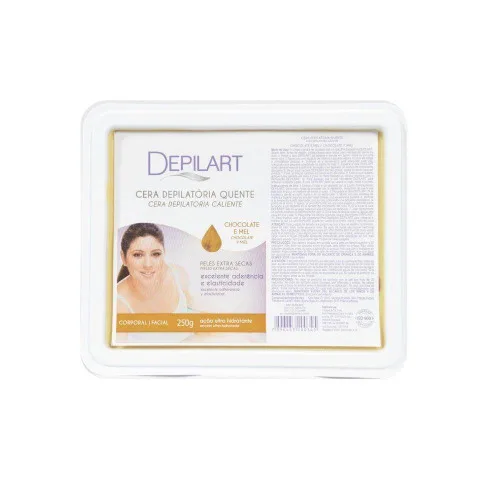 Cera Depilatória Quente Chocolate E Mel Depilart - DEPILART - Perfumaria