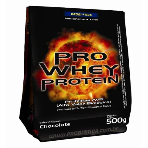 Esportivo Probiótica Pro Whey Protein Pacote Pó 500 Gramas - PROBIOTICA - Suplementos