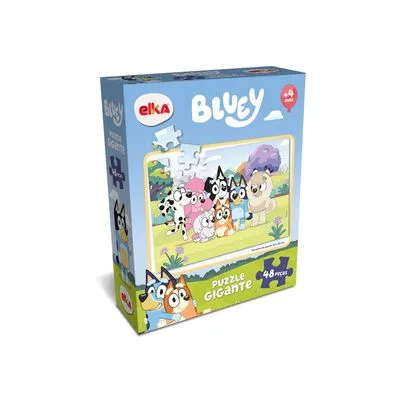Quebra-cabeça Infantil Gigante Elka Bluey 1316 com 48 Peças - Elka - Brinquedos