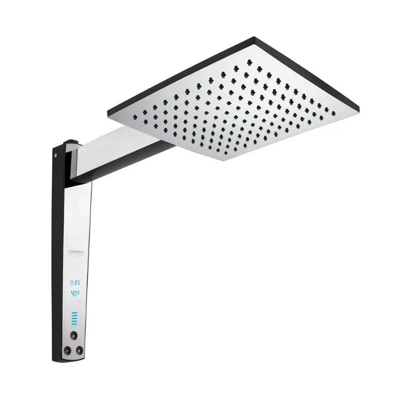 Chuveiro Digital Acqua Century Preto Cromado 127V 5500W Lorenzetti