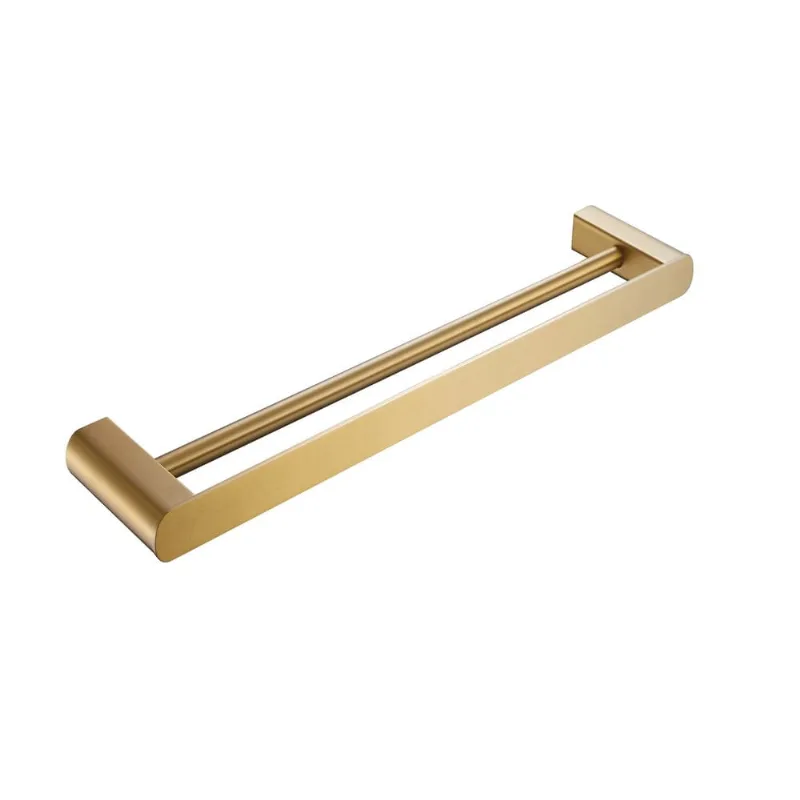 Toalheiro Barra Duplo 2042 G87 Loren Trend Brushed Gold Lorenzetti