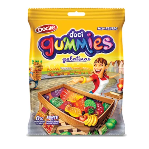 Bala Gelat Gumm Ft Sort Docile - DOCILE - Mercearia