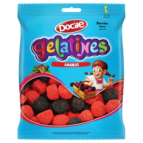 Bala Gelat Docile Amoras - DOCILE - Mercearia