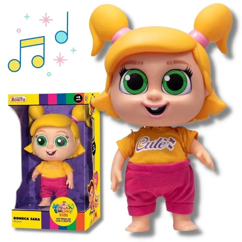 Boneca Sara Falante e Musical - Totoy Kids Youtube - Rosita