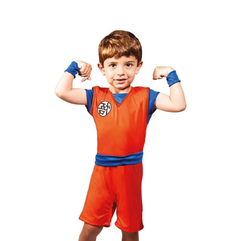 Fantasia Dragon Ball Super Goku Infantil Roupa Original Toei