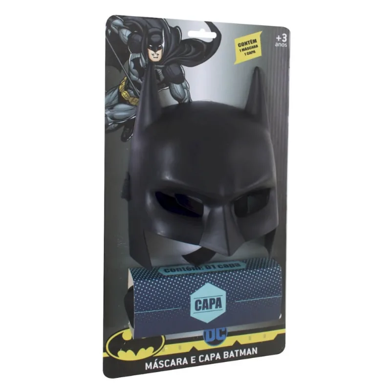 Mascara E capa batman cartela bbra