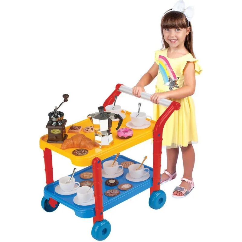 Carrinho Infantil Gourmet Com Acessórios