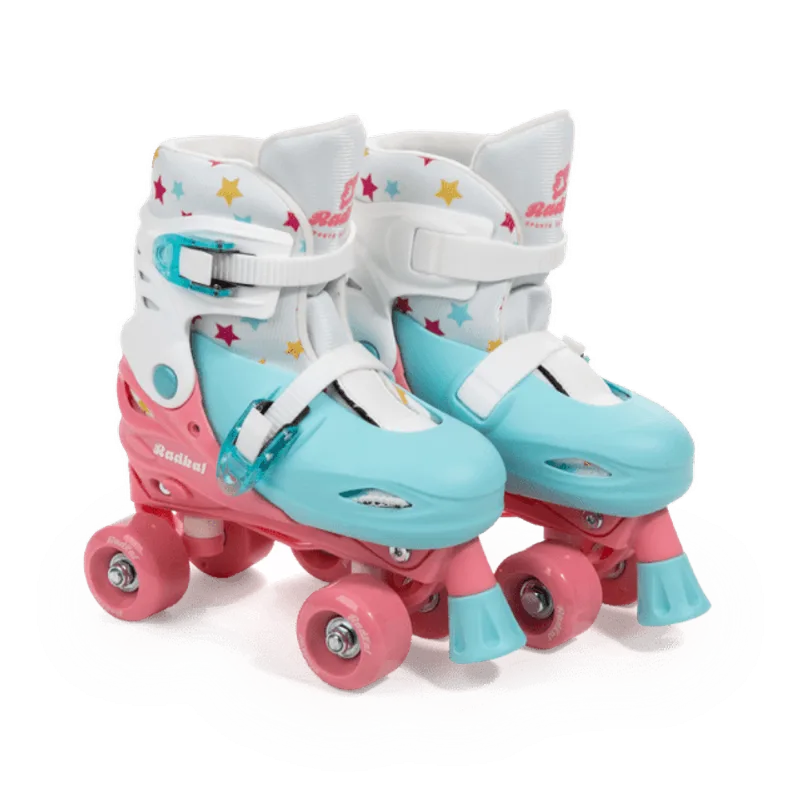 Patins Roller Skate 34/37 Fênix Azul,Branco Patins Roller Skate 4 Rodas Ajustáveis Azul/branco Tam.34 a 37 - Fenix