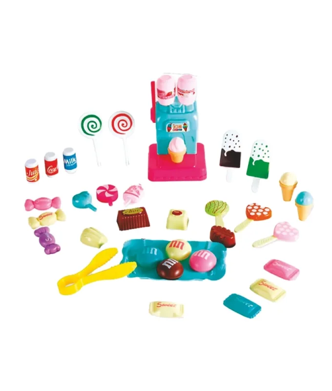 Kit Doce Boutique Sorvete 33 Peças BTC-848 - Fenix - Fenix - Brinquedos