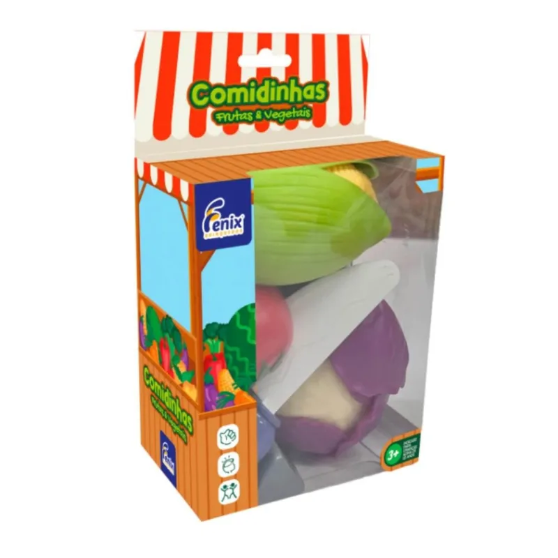 Brinquedo Comidinha Fruta Ou Vegetal Sortido Fenix - DCM-612