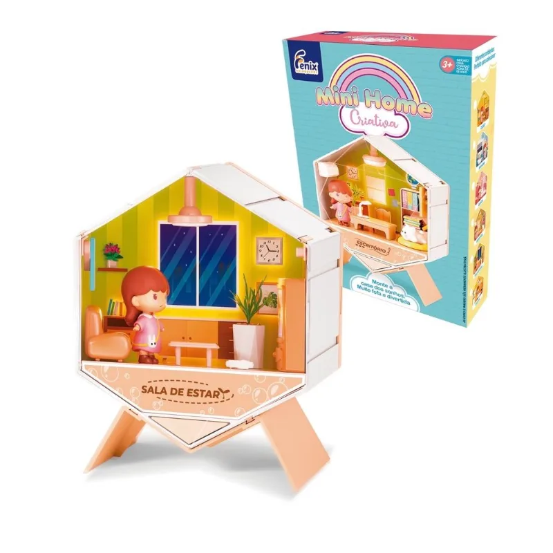 Mini Home Criativa - Sala de Estar - Fenix