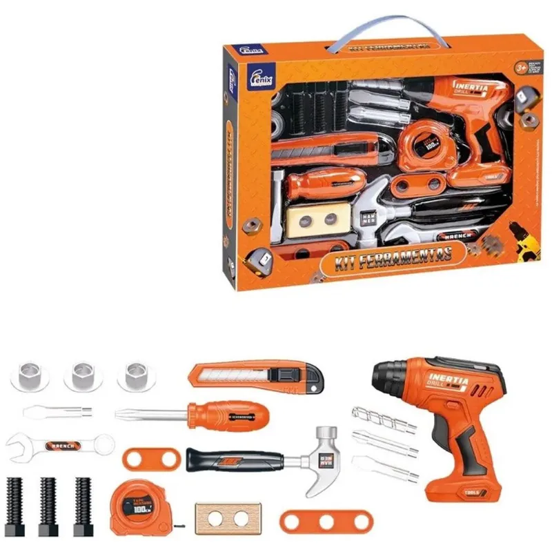 Brinquedo Fênix Kit Ferramentas Kfm-726