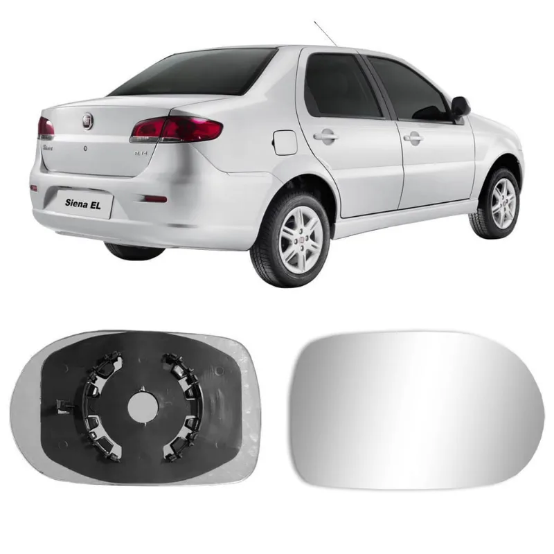 Lente Base Espelho Retrovisor Fiat Siena 2011 Lado Direito
